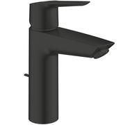 GROHE START mitigeur lavabo, taille M, avec bonde de vidage, ouverture en eau froide, Matt Black, 235522432