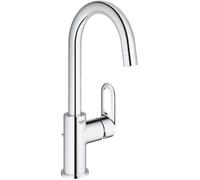 Mitigeur monocommande Lavabo GROHE - Taille L - Diamètre de perçage 34 mm - Col de cygne - Chromé