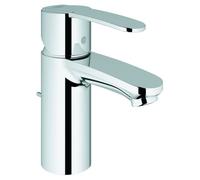 Mitigeur monocommande Lavabo GROHE - Taille S - Robinet mitigeur mécanique lavabo - Gris chromé - Economie d'eau