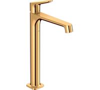 hansgrohe AXOR Citterio M Mitigeur monocommande de lavabo pour lavabo sans garniture de vidage, 34127990, Couleur: Optique en or poli