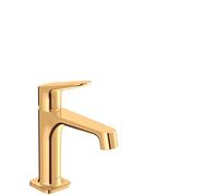 hansgrohe AXOR Citterio Mitigeur monocommande de lavabo sans garniture de vidage, 34017990, Couleur: Optique en or poli