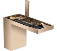 Hansgrohe hansgrohe Mitigeur monocommande lavabo 110 Axor MyEdition A 150 mm, avec vidage poussoir, sans plaque, chromé poli or Quantité:1