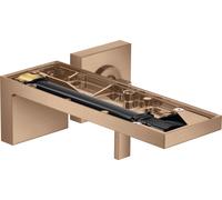 Hansgrohe hansgrohe Axor MyEdition Set complet Mitigeur lavabo encastré, A 221 mm, sans plaque, brossé or rouge Quantité:1