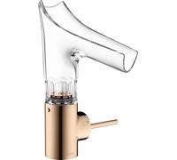 mitigeur monocommande lavabo Hansgrohe AXOR Starck V 140 avec bec en verre et