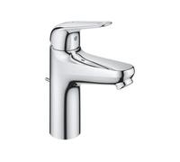 Mitigeur monocommande lavabo - Swift - 24328001 - Chromé - Taille M - Ouverture Eau Froide - Economie d'eau -Tirette et vidage