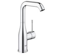 Mitigeur monocommande pour lavabo GROHE - Essence - Taille L - Col de cygne - Chromé