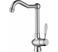 Mitigeur monocommande rousseau acier inoxydable laiton