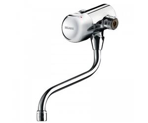 Mitigeur monocommande temporisé - pose mural bec orientable - Tempomix DELABIE