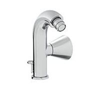 Mitigeur monocommande VitrA Liquid Bidet A42758, saillie 95 mm, installation monotrou, avec bonde G 1 1/4, chromé