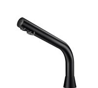 Mitigeur Monotrou Delabie BLACK BINOPTIC robinet, électronique, sur vasque, piles 175x170mm Chromé noir mat 488035