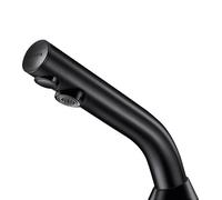 Mitigeur Monotrou Delabie BLACK BINOPTIC robinet, électronique, sur vasque, secteur 125 mm Chromé noir mat 378035