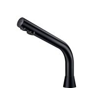Mitigeur Monotrou Delabie BLACK BINOPTIC robinet, électronique, sur vasque, secteur 175 mm Chromé noir mat 388035