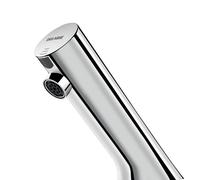 Mitigeur Monotrou Delabie TEMPOMATIC 5 robinet, électronique, sur vasque, secteur-bloc encastrable 105x128mm Chromé 449100