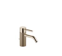 Mitigeur Monotrou Dornbracht META design strié, Garniture de Vidage 135mm Champagne brossé 33504660-46