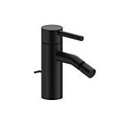 Mitigeur monotrou pour bidet Herzbach DEEP BLACK 18.023360.1.12 avec garniture de vidange noir mat