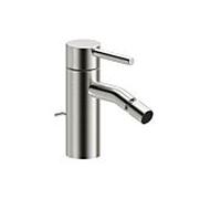 Mitigeur monotrou pour bidet Herzbach DEEP iX 18.023360.1.09 avec bec extractible en acier inoxydable garniture de vidange