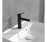 Mitigeur Monotrou Villeroy et Boch Loop & Friends 149mm Noir Mat