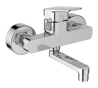 Ideal Standard Mitigeur lavabo mural Ceraplan BD241AA – Bec orientable, projection 15,3 cm