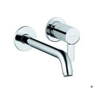 Kludi Mitigeur mural encastré ZENTA pour lavabo à 2 trous, bec mural 230 mm chrome 382450575