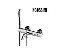 Mitigeur mural mécanique et douchette pour baignoire chromé TEO - BOSSINI Z00723030