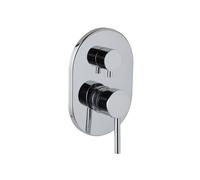 MITIGEUR POUR DOUCHE À ENCASTRER CHROMÉ AVEC DÉVIATEUR FASSA