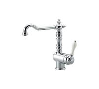 Mitigeur pour évier FARFALLE RETRO Chromé avec bec orientable - CRISTINA ONDYNA FR13351