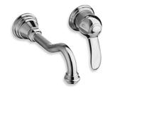 Mitigeur pour lavabo mural encastré 2 trous chromé rétro MUSEO - CRISTINA ONDYNA MU11451