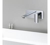 Mitigeur pour lavabo mural (saillie 18.5) avec plaque laiton PROFILO - CRISTINA ONDYNA PF25651