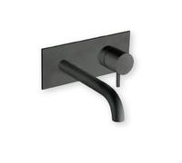 Mitigeur pour lavabo mural saillie 22,5 cm BLACKMAT TRIVERDE - CRISTINA ONDYNA TV25813
