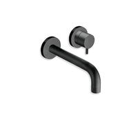 Mitigeur pour lavabo mural saillie 22,5 cm BLACKMAT TRIVERDE - CRISTINA ONDYNA TV25913