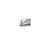 Mitigeur, robinet cuisine, bec droit orientable 120ø, douchette extractible, BLANCO KANO-S, chromé, robinetterie cartouche céramique