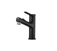 Mitigeur Robinet extractible Tout en cuivre mitigeur Eau Froide et Chaude Colonne de Douche Trois Modes d'eau Salle de Bain Robinet de Toilette