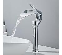 mitigeur salle de bain robinet salle de bain robin Robinet de lavabo monotrou de salle de bains,robinet multifonctionnel chaud et froid tout en cuivre(B,High)