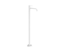 Mitigeur sur pied pour lavabo1 colonne verticale d’alimentation Blanc mat - TRES 26285305BM