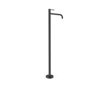 Mitigeur sur pied pour lavabo1 colonne verticale d’alimentation Noir mat - TRES 26285305NM