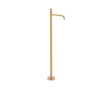 Mitigeur sur pied pour lavabo1 colonne verticale d’alimentation Or Mat 24K - TRES 26285306OM