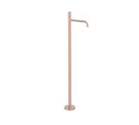 Mitigeur sur pied pour lavabo1 colonne verticale d’alimentation Or Rose Mat 24K - TRES 26285306OPM