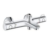 Mitigeur thermostatique 2 sorties 1/2 chromé Grohtherm 800 Grohe Chromé G