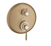 Mitigeur Thermostatique avec robinet d'arrêt Axor Montreux Bronze Brossé 16821140