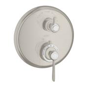 Mitigeur Thermostatique avec robinet d'arrêt Axor Montreux Finition Inox 16821800