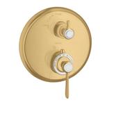 Mitigeur Thermostatique avec robinet d'arrêt Axor Montreux Or Brossé Optic 16801250