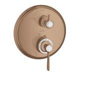 Mitigeur Thermostatique avec robinet d'arrêt Axor Montreux Or Rouge Brossé 16801310