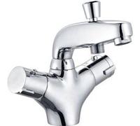 Mitigeur thermostatique baig e et douche ROUSSEAU Volga 2 Monotrou Noir Noir