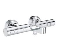 Mitigeur thermostatique bain douche GROHE Precision Get Montage mural Chromé Chromé