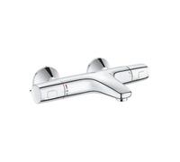 GROHE Mitigeur thermostatique Bain / Douche Precision Trend, protection anti-brûlure, raccord fileté 1/2"", chromé, 34227002