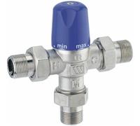 Watts - Mitigeur thermostatique - Mitigeur thermostatique compact MMV-C corps 1" nickelée Mâle G 3/4"