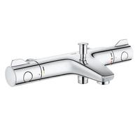 Mitigeur thermostatique de baignoire - GROHE - Grohtherm 800 - Chrome - Sécurité à 38°C - EcoJoy