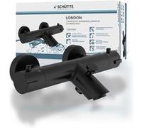 Mitigeur thermostatique de baignoire Schütte LONDON noir Noir G
