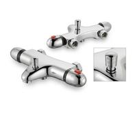 Mitigeur thermostatique de bain Mer Rouge chromé sans ensemble de douche