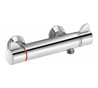 Mitigeur thermostatique de douche bicommande - croisillons ERGO - SECURITHERM DELABIE